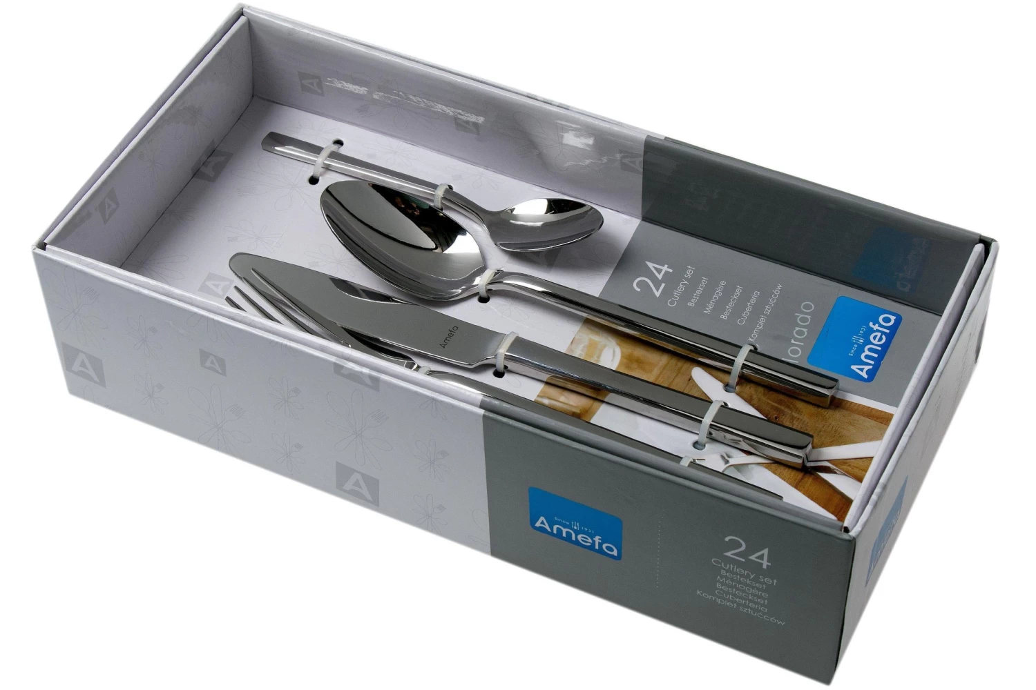 Amefa Colorado 1026 24-piezas Juego De Cubiertos - Imagen 3