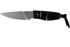 ANV P100 Sleipner, Black Paracord P100-002, Black Kydex Sheath, Cuchillo De Cuello