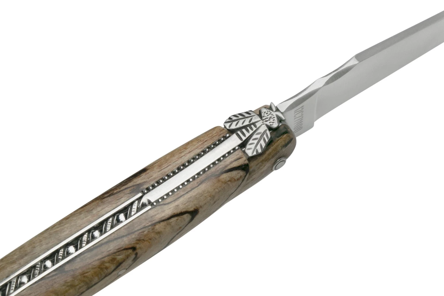 Laguiole En Aubrac Le Perlé 12 Cm L0512WA6J3DB-2 Full Handle Madera De Haya - Imagen 6