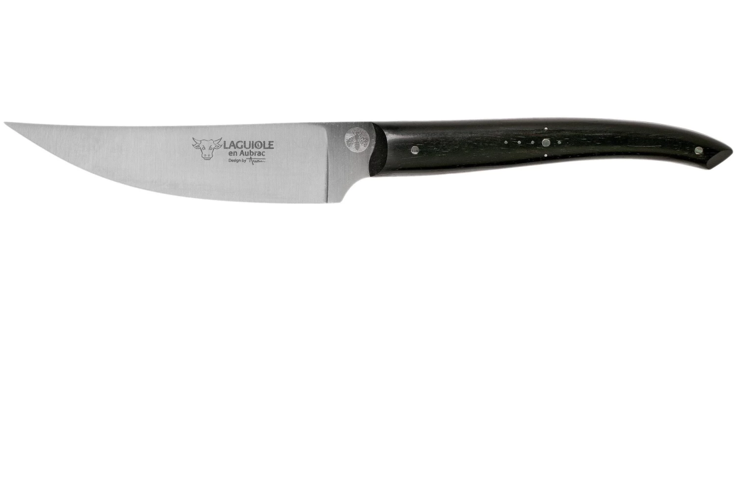 Laguiole En Aubrac Gourmet OGO10EBI Cuchillo Puntilla En Madera De ébano 10 Cm