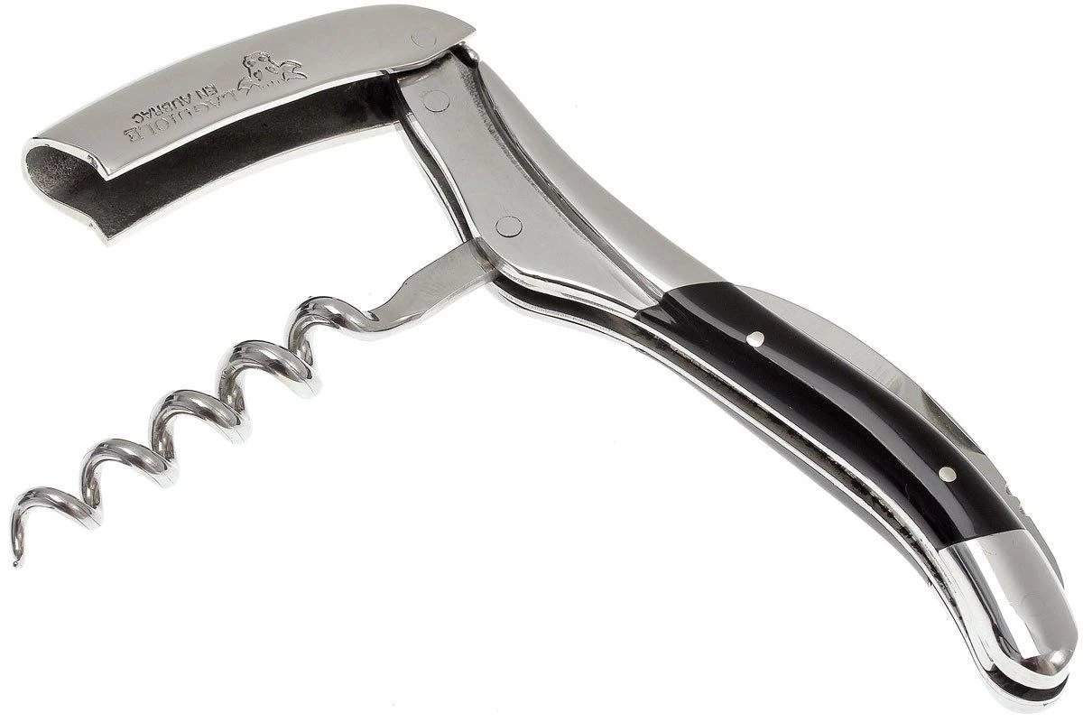 Laguiole En Aubrac Cuchillo Sommelier De Cuerno De Búfalo - Imagen 2