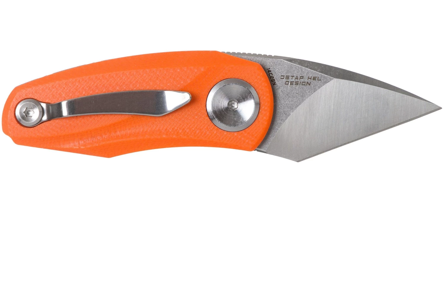 Bestech Tulip Orange G10 BG38C Navaja, Diseño Ostap Hel - Imagen 2