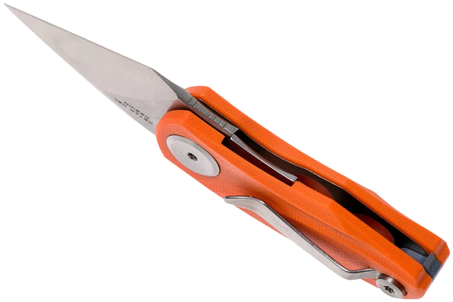 Bestech Tulip Orange G10 BG38C Navaja, Diseño Ostap Hel - Imagen 5