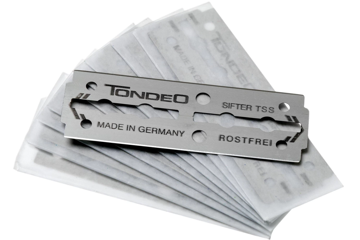 Böker Tondeo 10 TSS 3 Double Razor Blades, Hojas De Afeitar