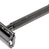 Böker Safety Razor Butterfly L Gunmetal Grey 04BO218 Maquinilla De Afeitar Clásica, Gris