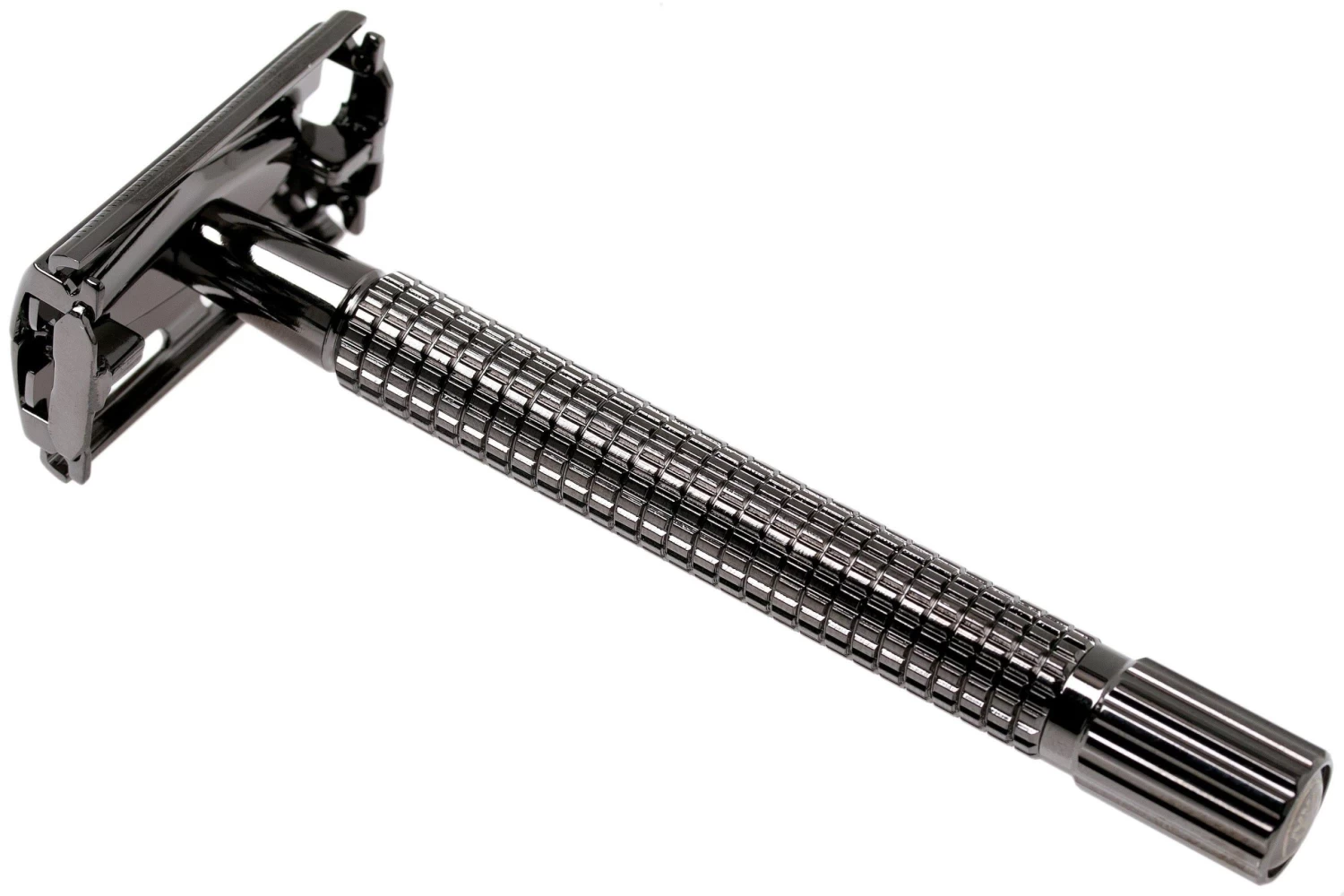 Böker Safety Razor Butterfly L Gunmetal Grey 04BO218 Maquinilla De Afeitar Clásica, Gris - Imagen 2