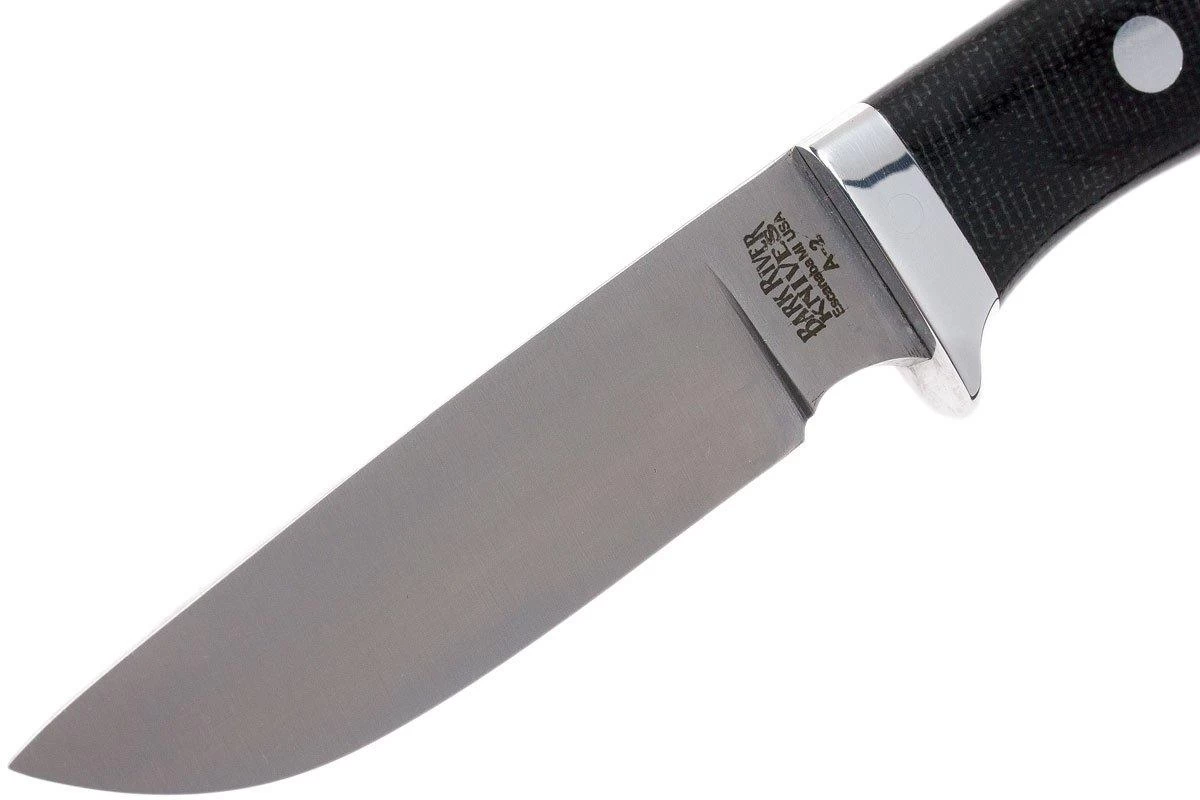 Bark River Huntsman A2, Black Canvas Micarta - Imagen 3