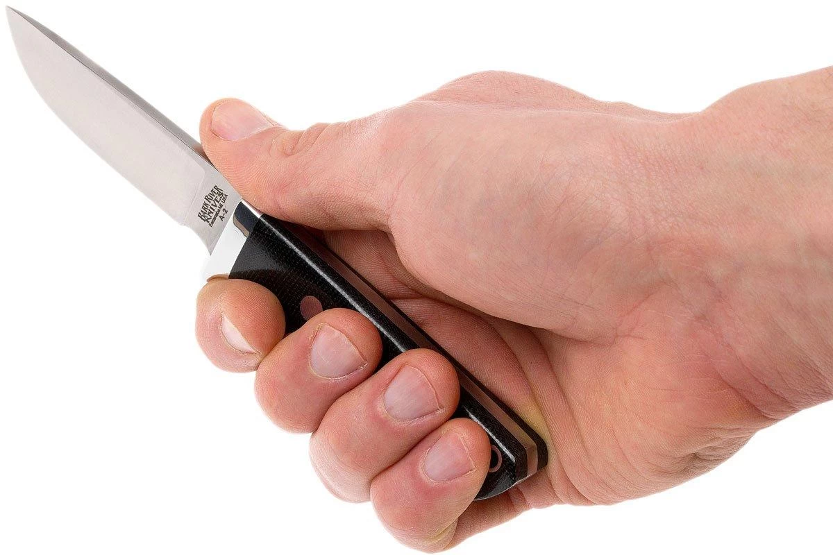 Bark River Huntsman A2, Black Canvas Micarta - Imagen 6