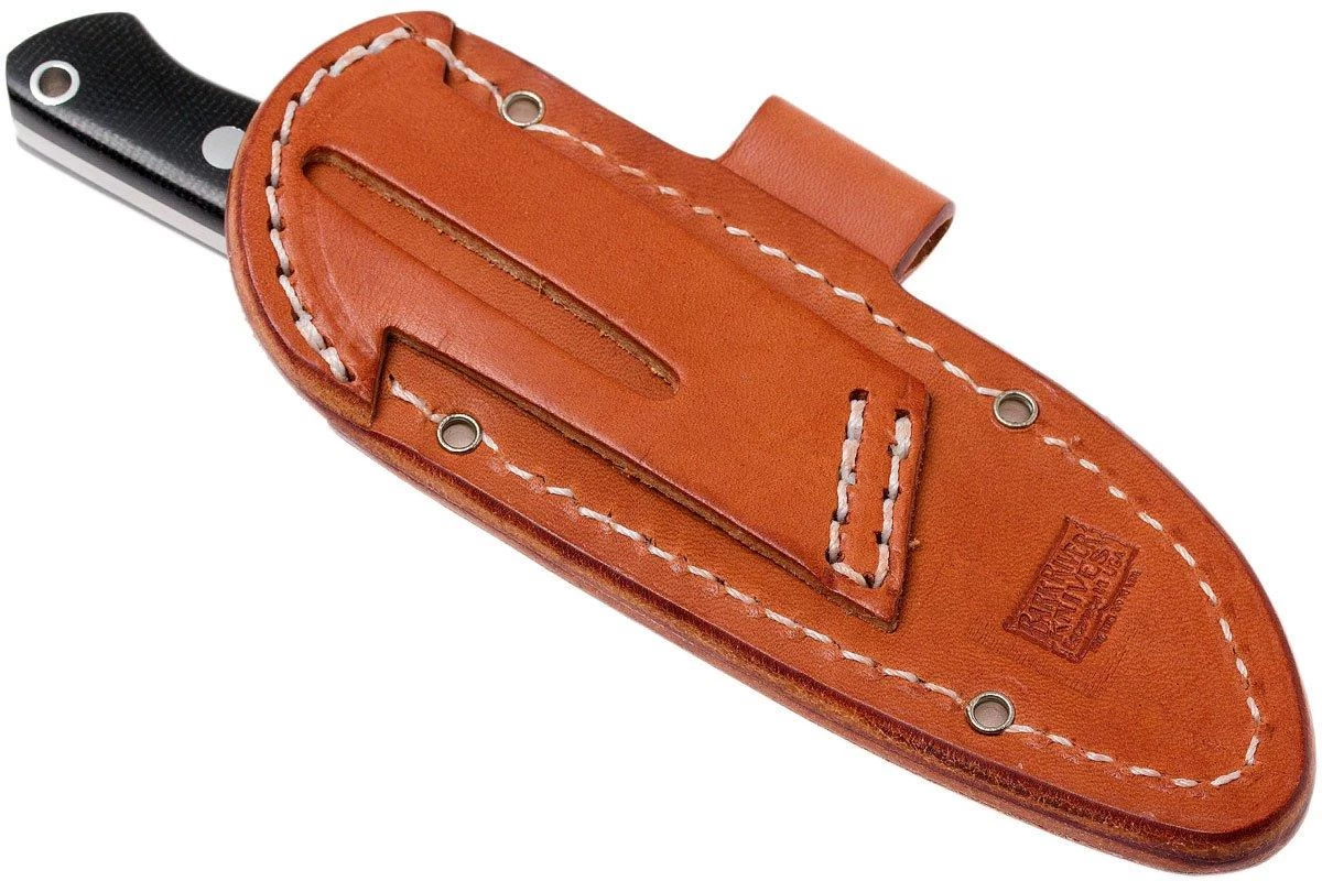 Bark River Huntsman A2, Black Canvas Micarta - Imagen 8