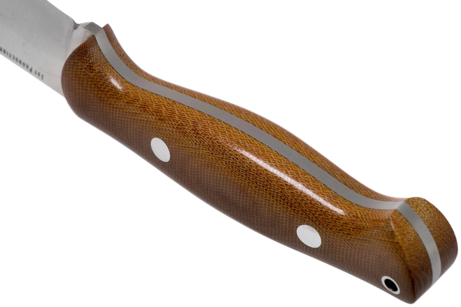 Bark River North Country EDC 2 CPM S45VN Natural Canvas Micarta Cuchillo Fijo - Imagen 4