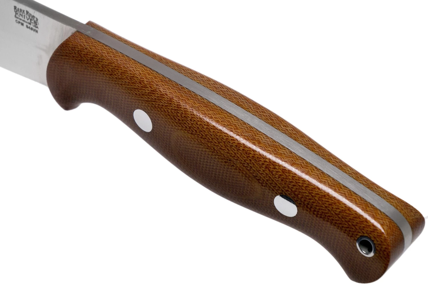 Bark River North Country EDC 2 CPM S45VN Natural Canvas Micarta Cuchillo Fijo - Imagen 5