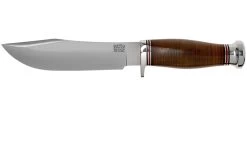 Bark River Special Hunting Knife CPM Cru-Wear, Aged Stacked Leather Cuchillo De Caza