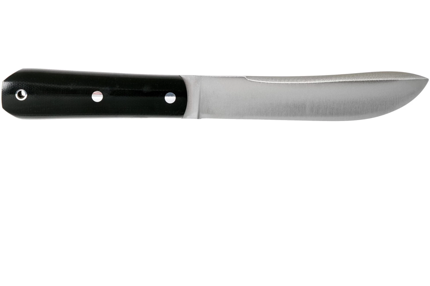 Bark River Mountain Man 5” CPM 3V, Black Canvas Micarta Cuchillo Bushcraft - Imagen 2