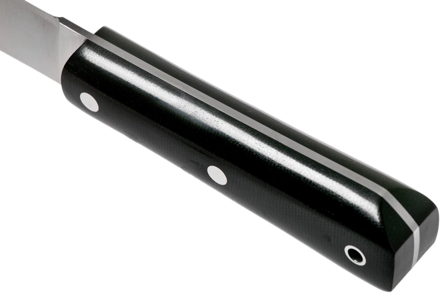 Bark River Mountain Man 5” CPM 3V, Black Canvas Micarta Cuchillo Bushcraft - Imagen 4