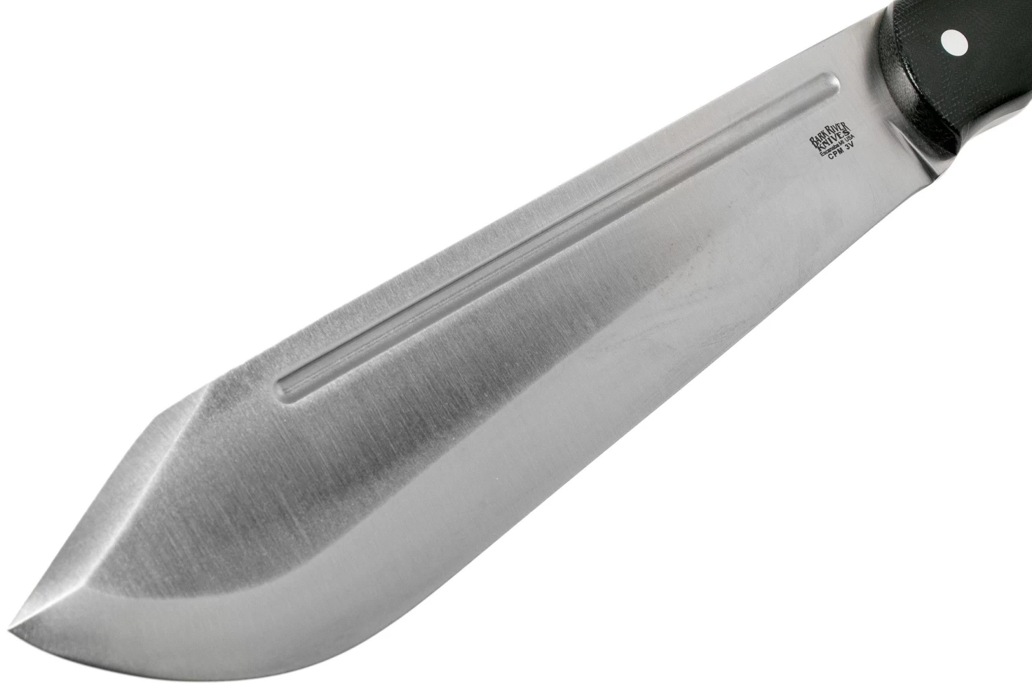 Bark River JX5 Vengeful 1 CPM 3V Black Canvas Micarta Machete - Imagen 3