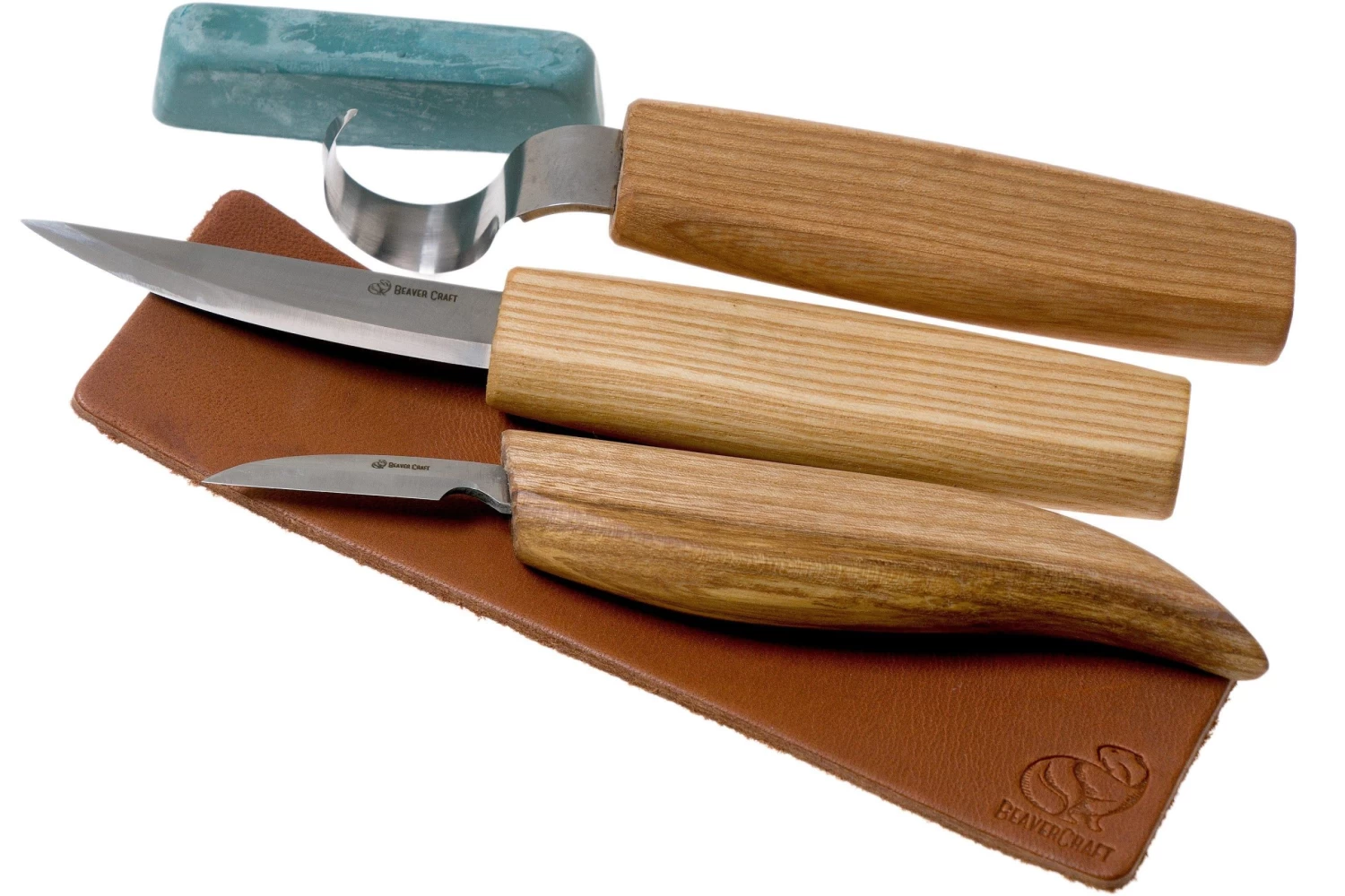 BeaverCraft Extended Spoon Carving Set S13, Set De Tallado De Madera