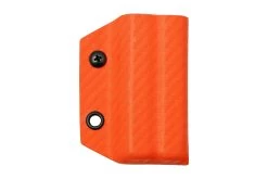 Clip And Carry Kydex Sheath Leatherman Wingman, Sidekick, Rebar, Rev, Carbon Fiber Orange LWING-CF-ORNG Funda De Cinturón