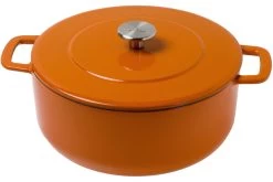 Combekk Sous-Chef Dutch Oven 24 Cm Naranja, Horno Holandés