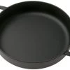 Combekk Sous Chef 192124BL Sartén Con Doble Mango 24 Cm, Negro
