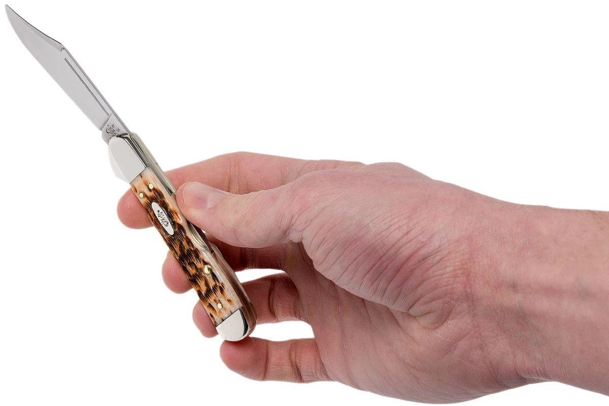 Case Mini Copperlock Amber Jigged Bone, 00133, 61749L SS Navaja - Imagen 8