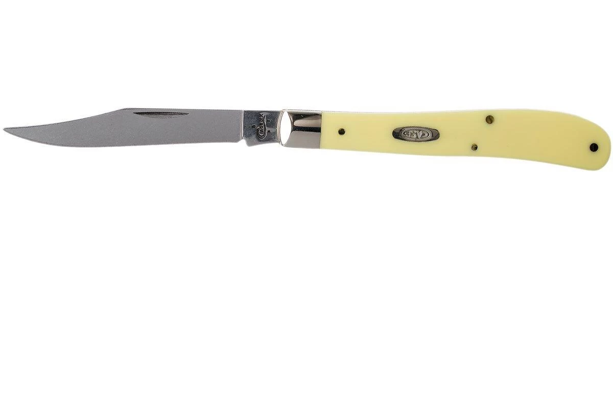 Case Slimline Trapper Yellow Synthetic, 00031, 31048 CV Navaja