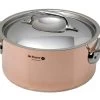 De Buyer Prima Matera Cocotte De Cobre 20 Cm Con Tapa De Acero Inoxidable DEB6242.20