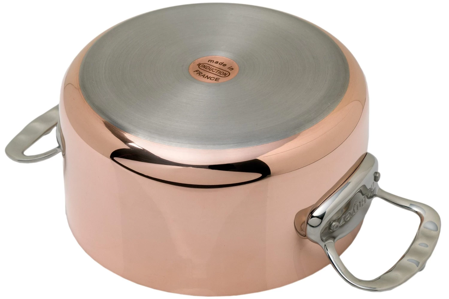 De Buyer Prima Matera Cocotte De Cobre 20 Cm Con Tapa De Acero Inoxidable DEB6242.20 - Imagen 4