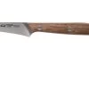 Due Cigni 1896, 2C1001NO Cuchillo Pelador 7 Cm, Madera De Nogal
