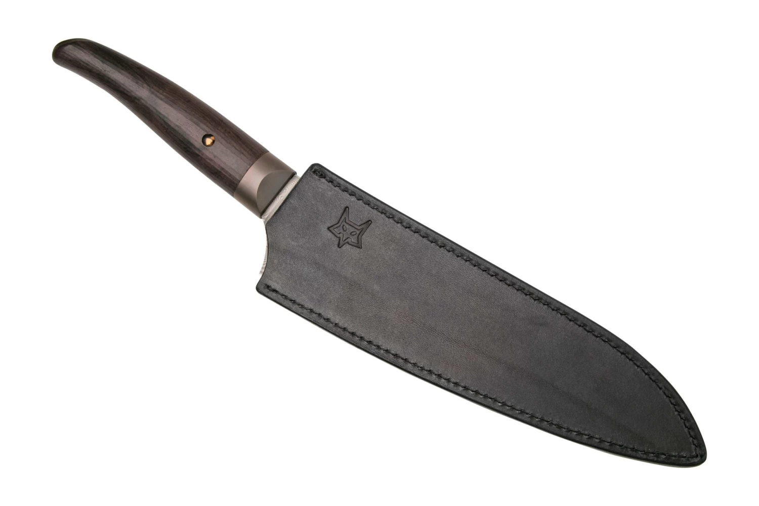 Due Cigni Coquus Balbach Damascus 2C2105DGD Cuchillo De Chef 20 Cm - Imagen 8