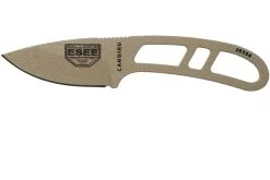ESEE Candiru Dark Earth CAN-DE Cuchillo De Cuello Con Funda Negra + Clip De Cinturón