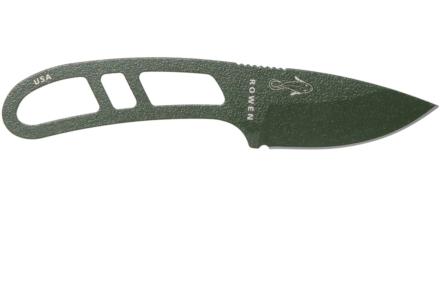 ESEE Candiru OD-green CAN-OD Cuchillo De Cuello Con Funda Negra + Clip De Cinturón - Imagen 2