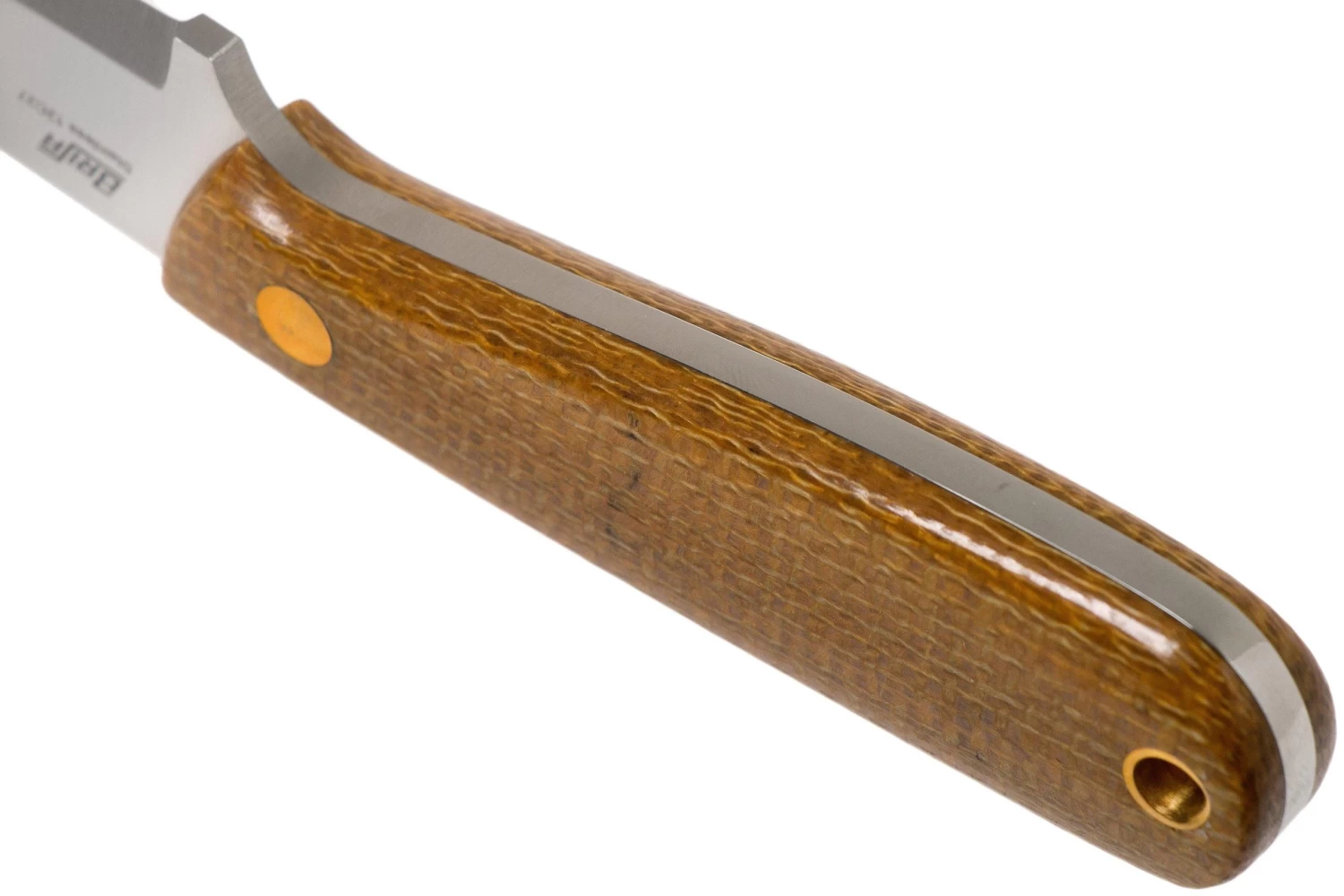 Brisa Necker 70, 001 Scandi Mustard Micarta, Cuchillo De Cuello - Imagen 4
