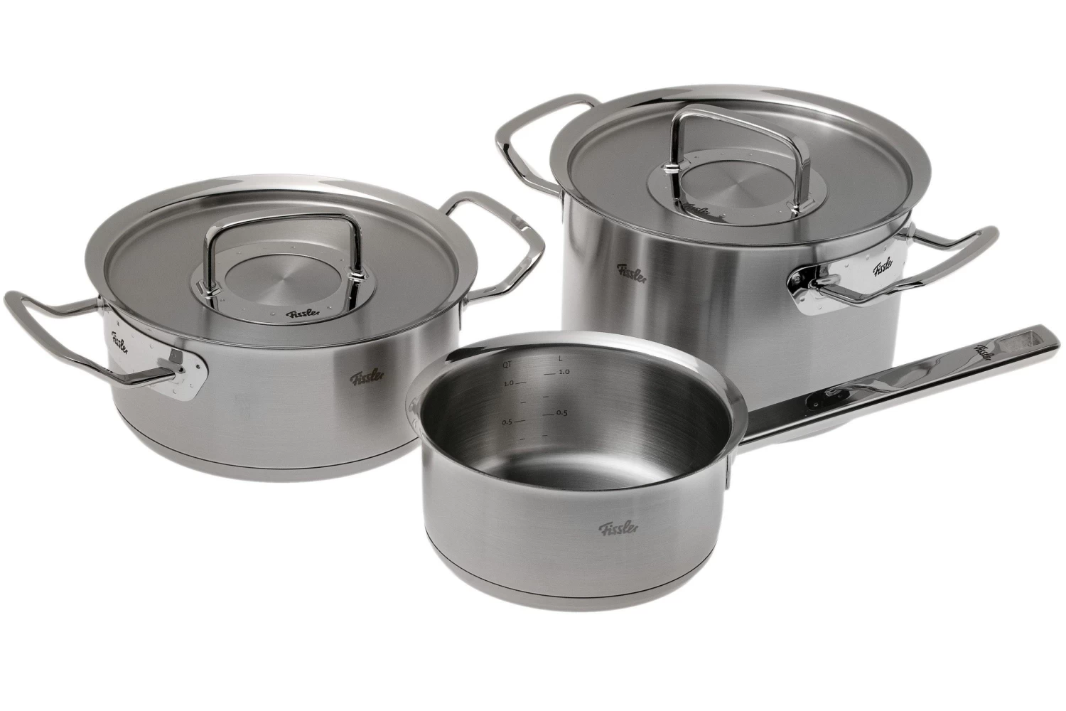 Fissler Original Profi Collection 084-128-03-000 Juego De Cacerolas De 3 Piezas