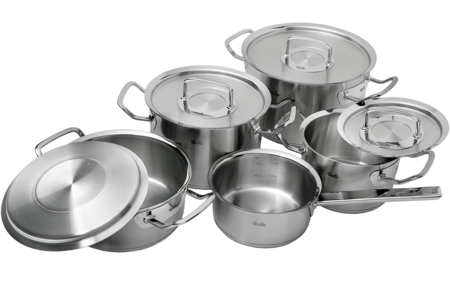 Fissler Original Profi Collection 084-128-05-000, Juego De Sartenes De 5 Piezas