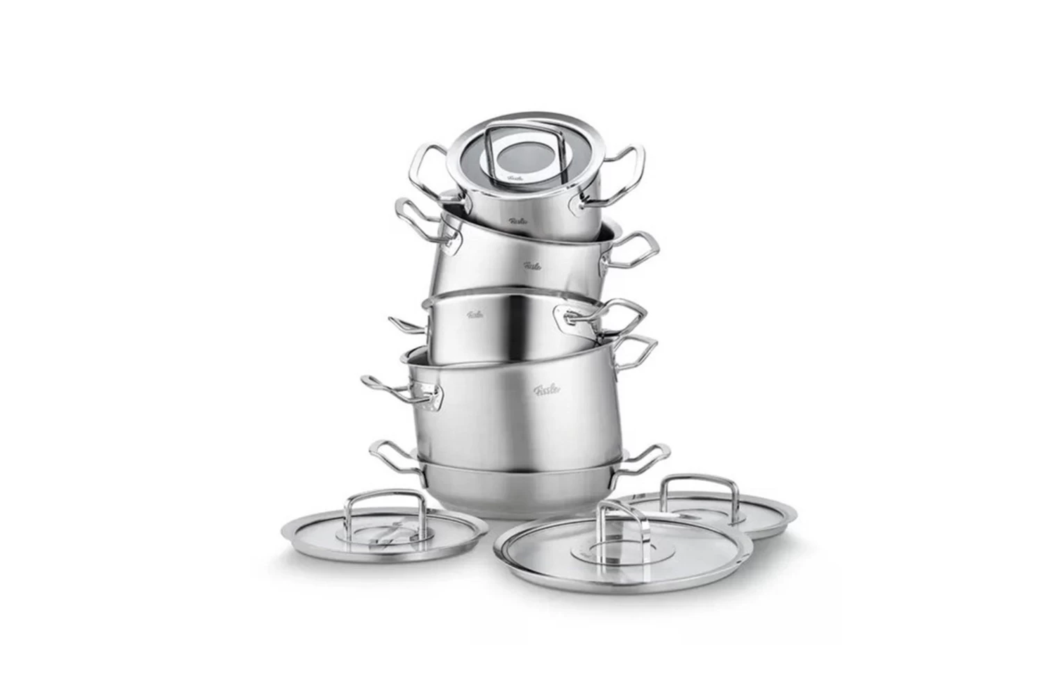 Fissler Original Profi Collection 084-389-05-000-0, Juego De Sartenes De 5 Piezas - Imagen 2