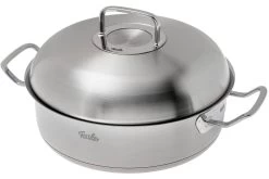 Fissler Original Profi Collection 084-588-28-000 Sartén Para Gratinar Con Tapa Alta, 28 Cm