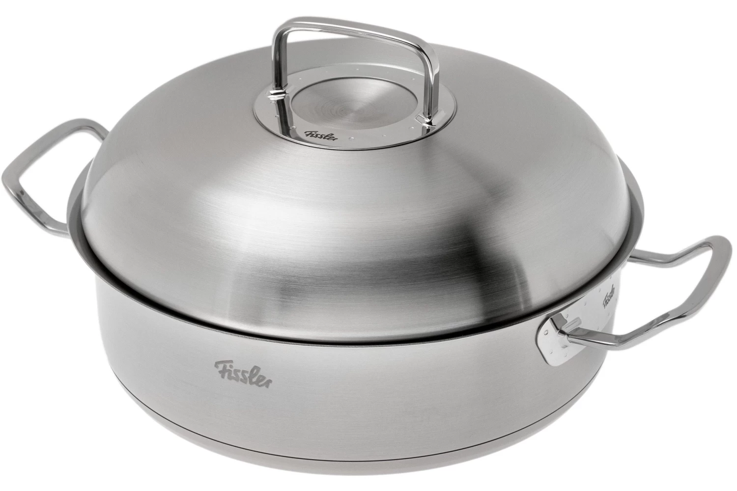 Fissler Original Profi Collection 084-588-28-000 Sartén Para Gratinar Con Tapa Alta, 28 Cm