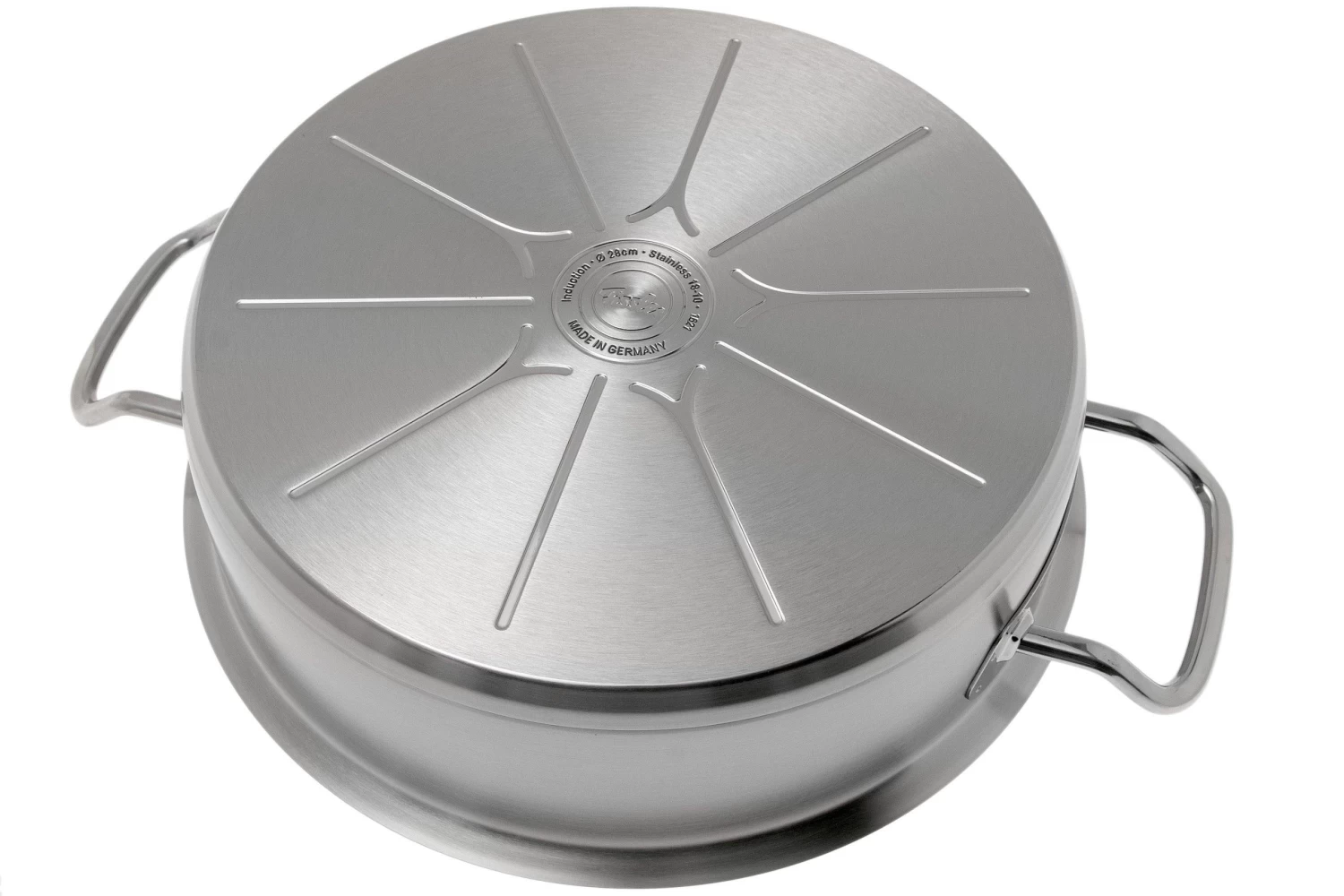 Fissler Original Profi Collection 084-588-28-000 Sartén Para Gratinar Con Tapa Alta, 28 Cm - Imagen 4