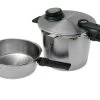 Fissler Vitavit Premium 622-412-12-070, Juego De Olla A Presión De 3 Piezas Con Inserto De Vapor