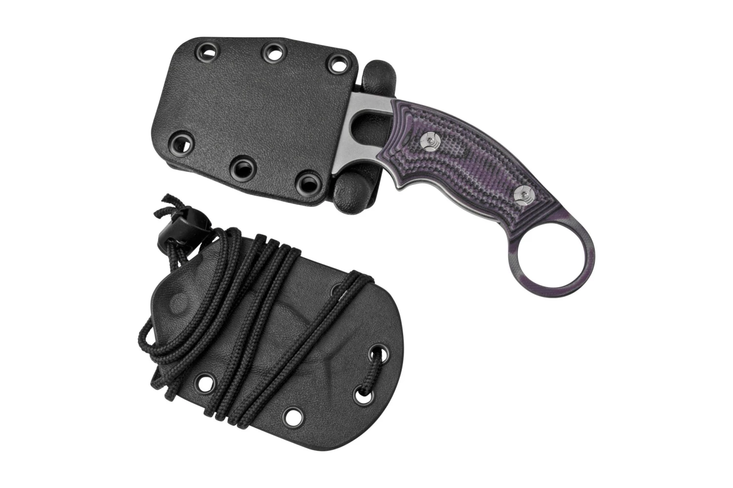 Hogue EX-F03 G-Mascus Purple, 35338 Cuchillo De Cuello - Imagen 6