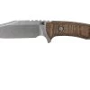Rick Hinderer Ranch Bowie Natural Canvas Micarta, Stonewashed, Cuchillo Bowie