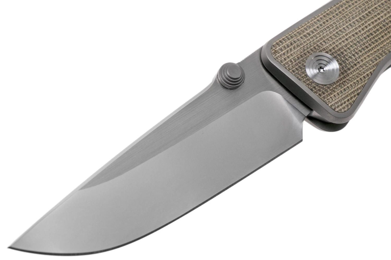 The James Brand The Barnes Titanium, OD Green Micarta KN114158-00 Navaja - Imagen 3