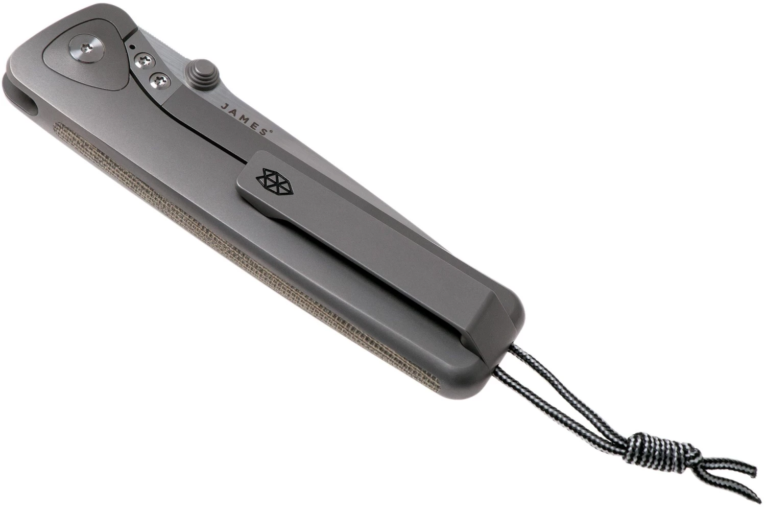 The James Brand The Barnes Titanium, OD Green Micarta KN114158-00 Navaja - Imagen 4