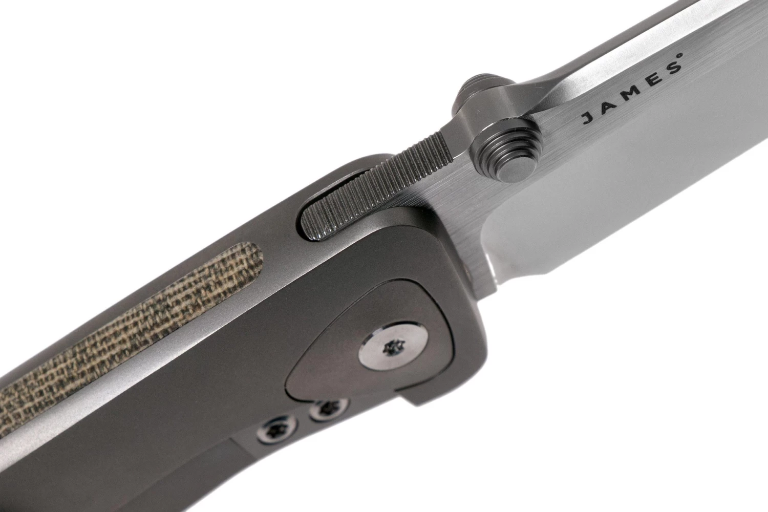 The James Brand The Barnes Titanium, OD Green Micarta KN114158-00 Navaja - Imagen 6