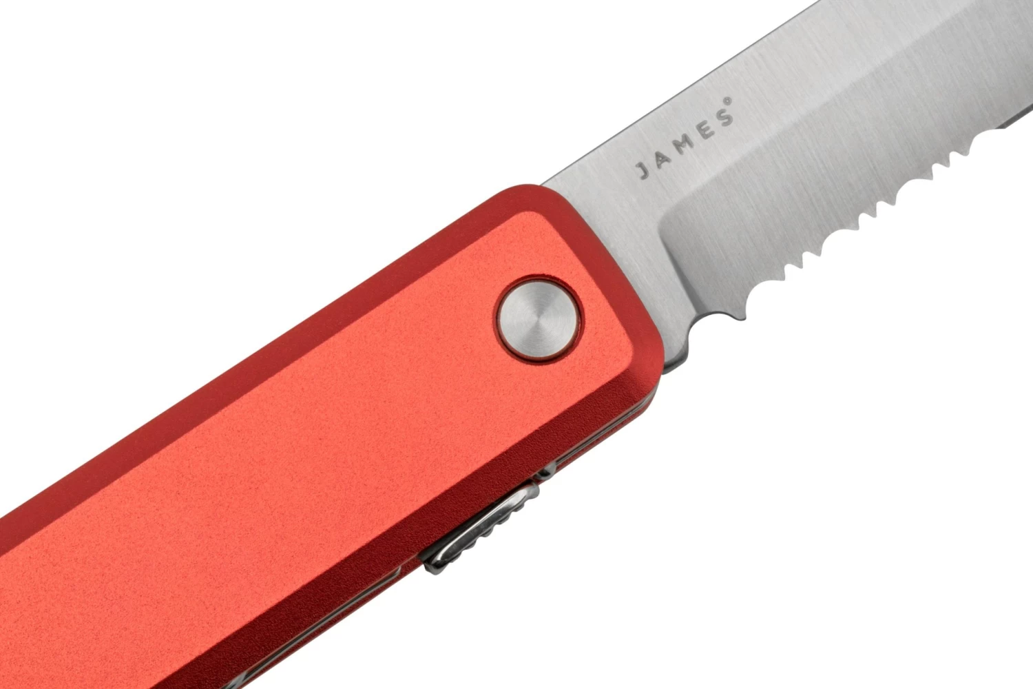 The James Brand The Ellis Scissors, Coral, Aluminum Serrated, Navaja - Imagen 4