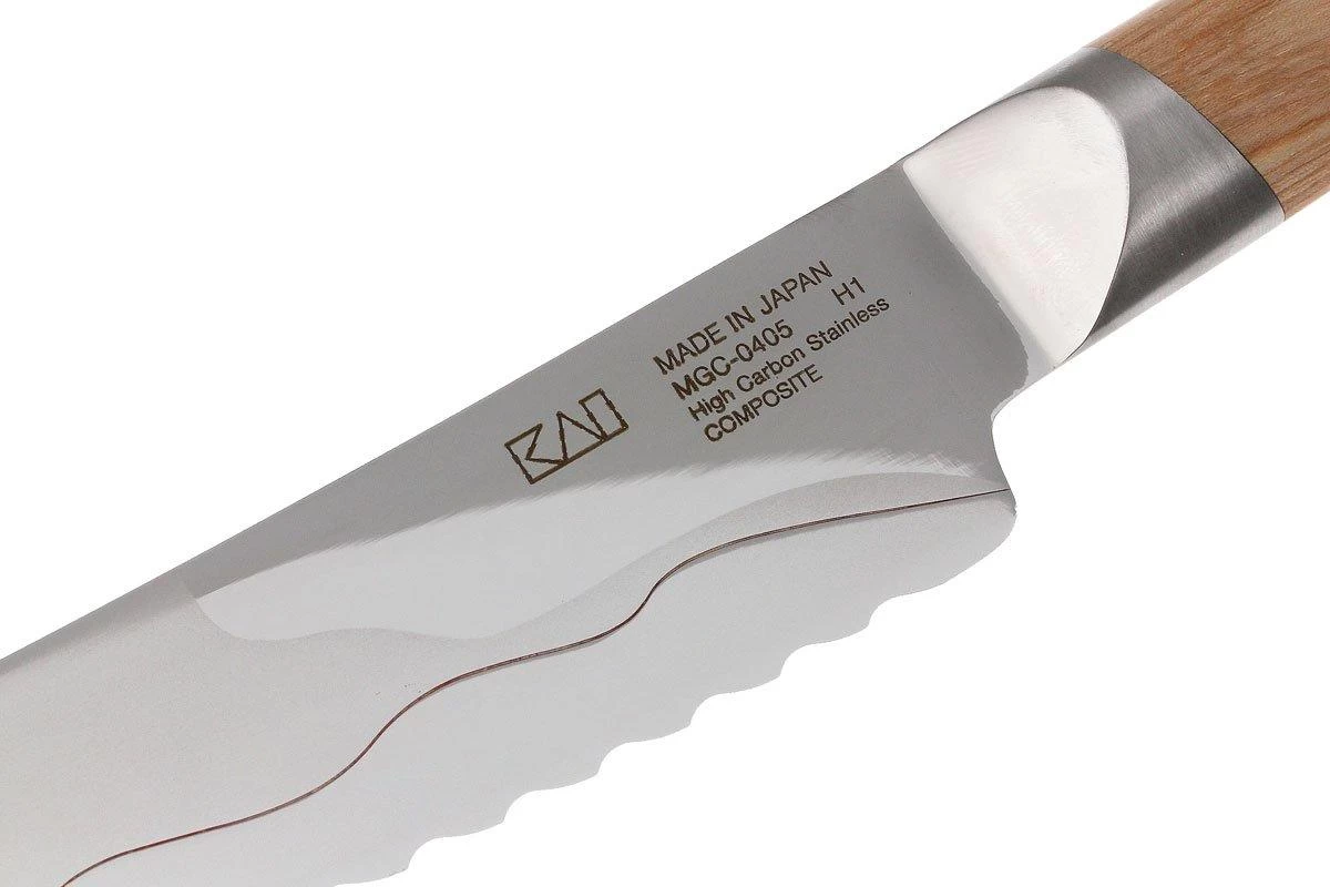Kai Seki Magoroku Composite Cuchillo De Pan 23 Cm MGC-0405 - Imagen 4