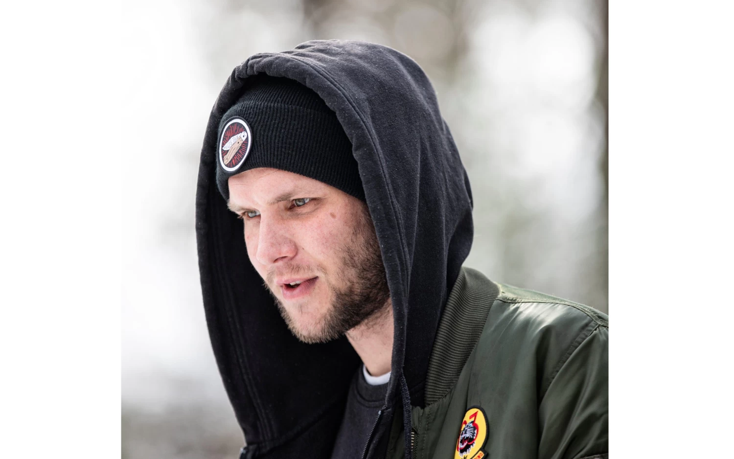 Knivesandtools Beanie Classic Pocket Knife BN-01 Negro, Gorro - Imagen 3