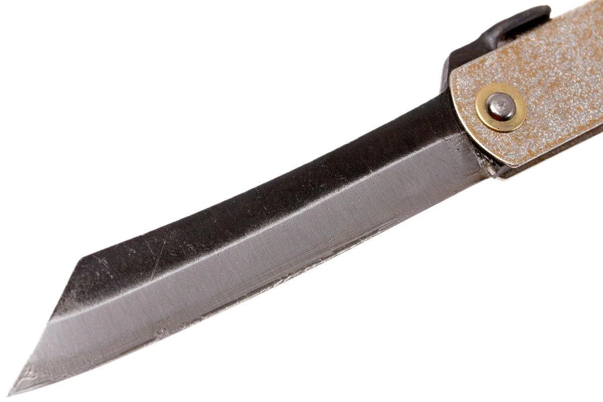 Higonokami Navaja 7,4 Cm KT-HIGO-SPE1, SK-acero Al Carbono, Silver/gold - Imagen 3