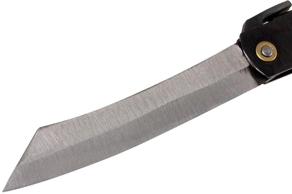 Higonokami Navaja 9,2 Cm HIGO05BL, Acero Al Carbono, Negro - Imagen 3