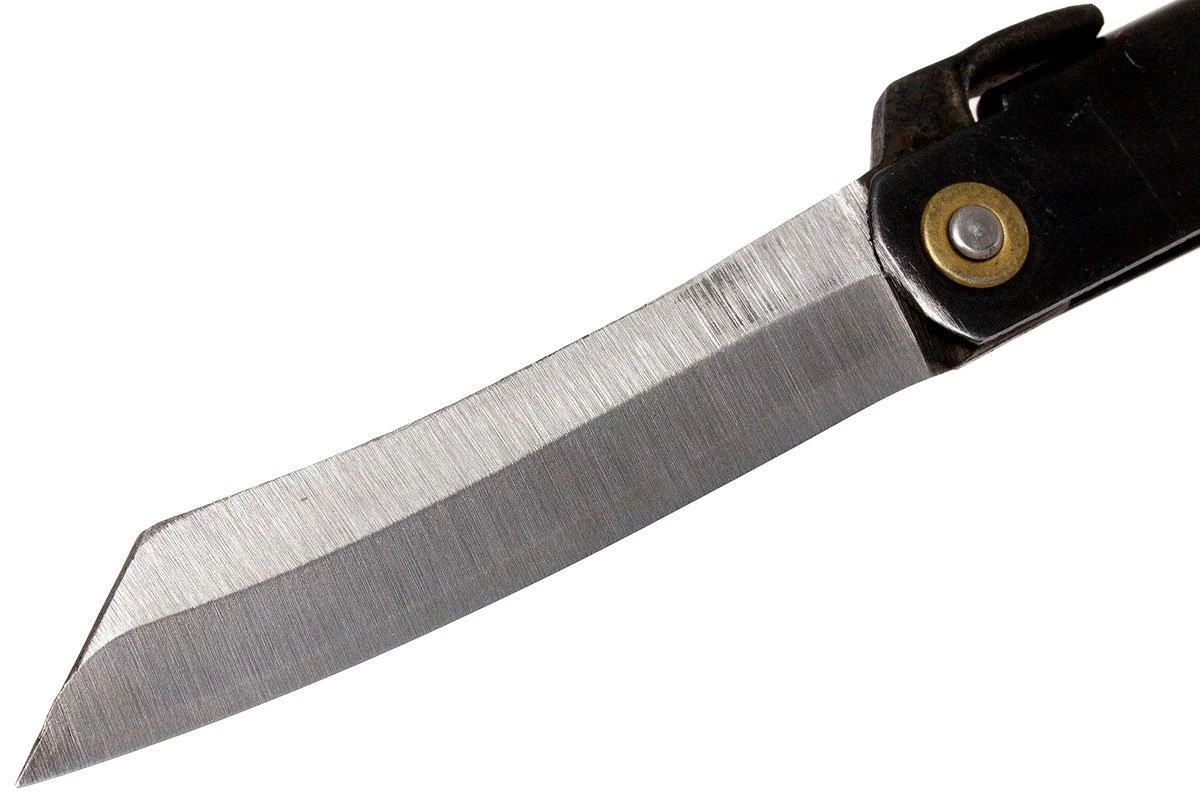 Higonokami Navaja 6,6 Cm KT-HIGO06BL, SK-acero Al Carbono, Negro - Imagen 3